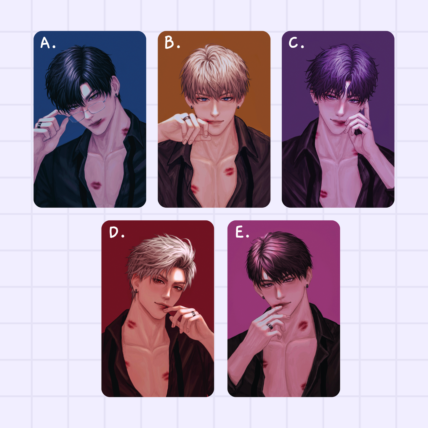 LADS Glitter Photocards