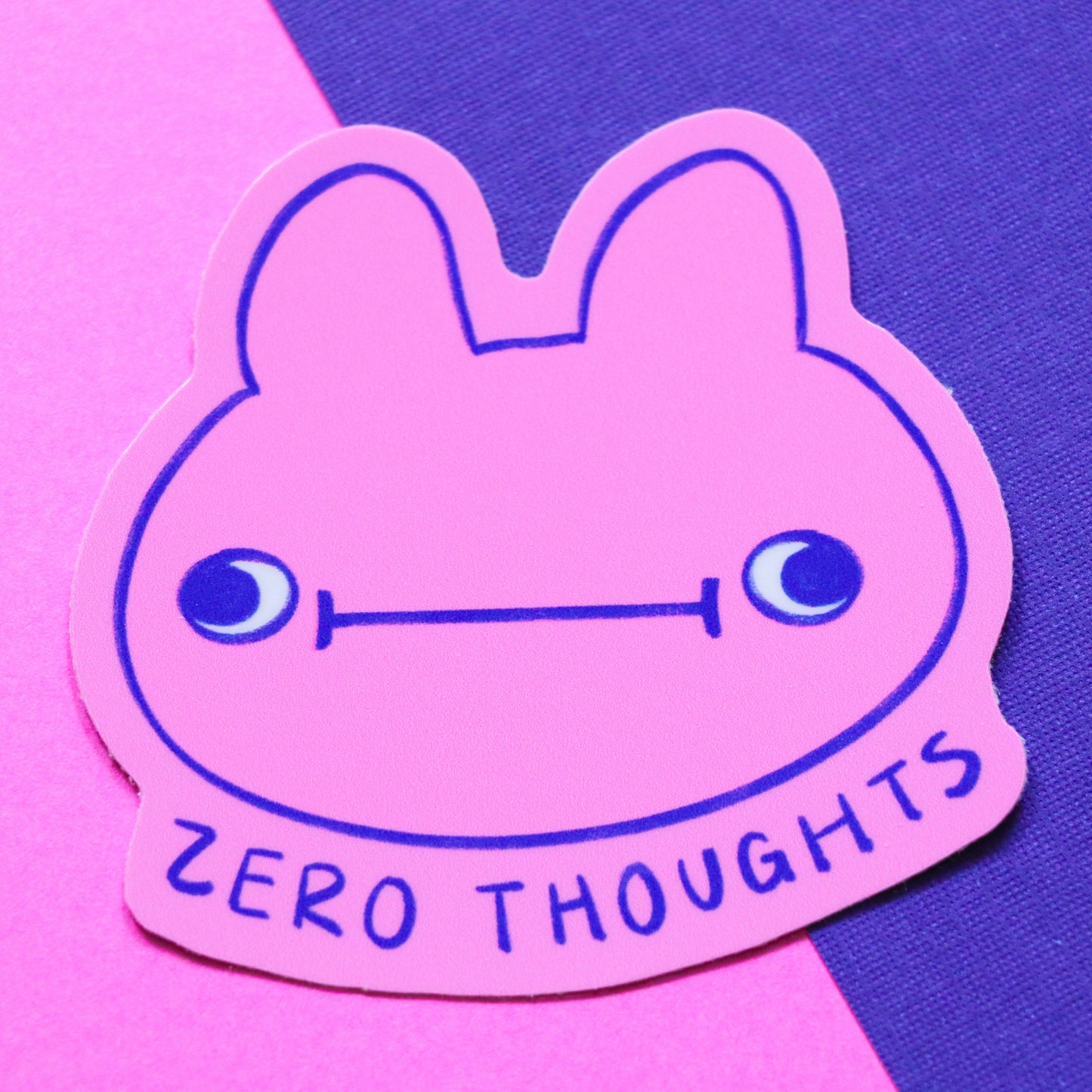 Zero Thoughts Sticker