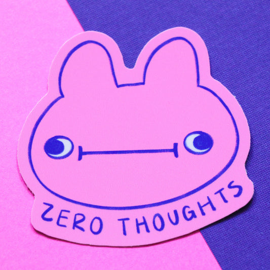 Zero Thoughts Sticker