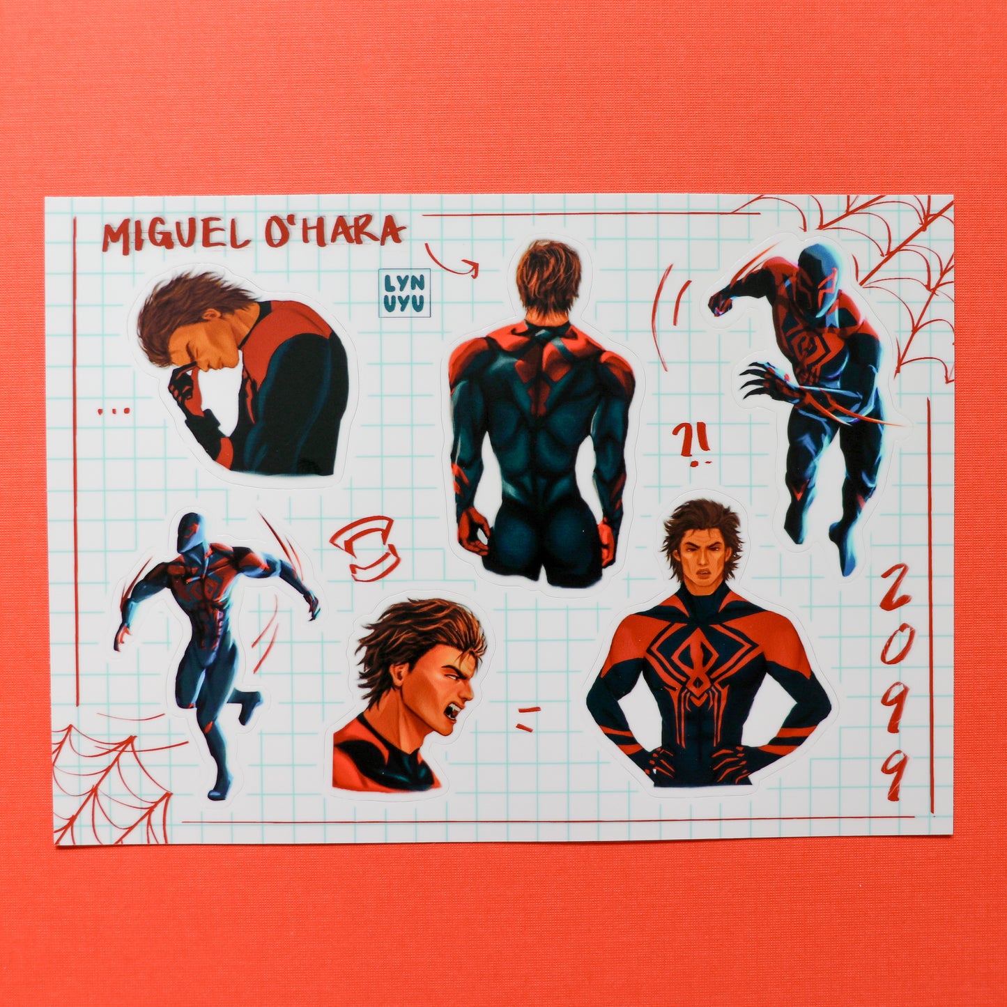 Miguel O'Hara Sticker Sheet