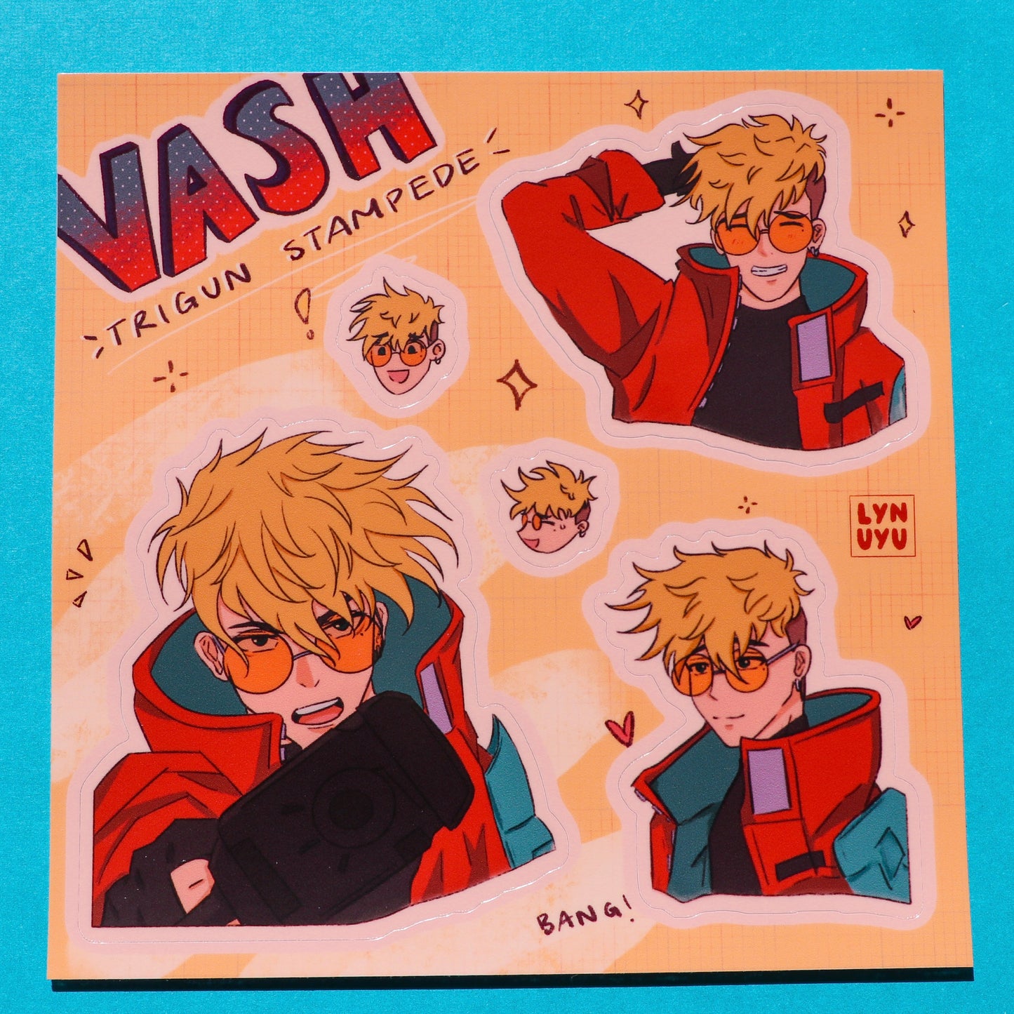 Vash Sticker Sheet