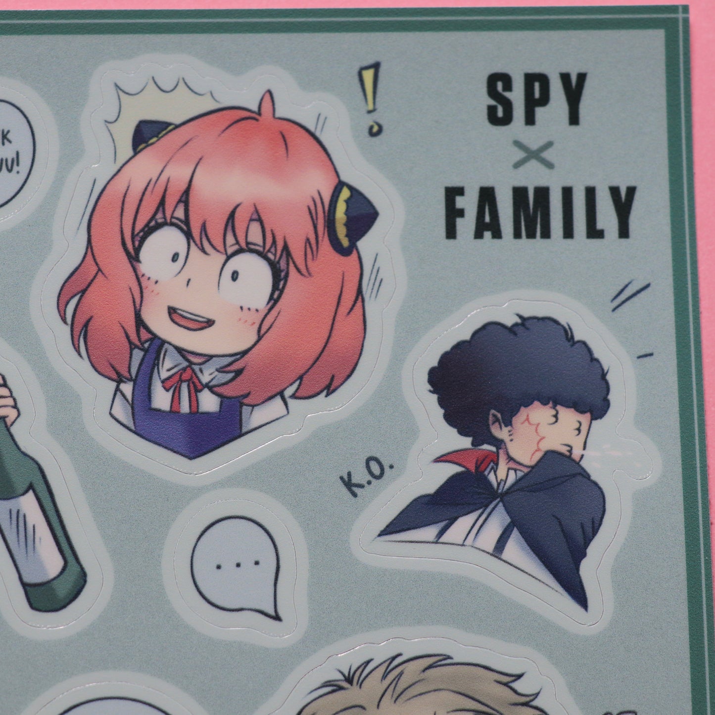 Spy Fam Sticker Sheet